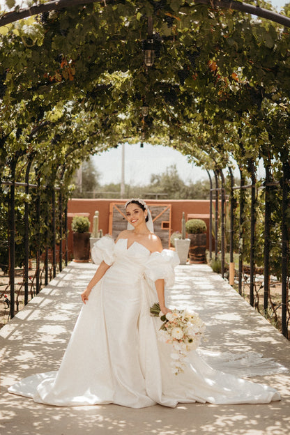 Vestido de Novia Camila Gown Train, & Bow LR16 MTY